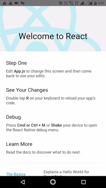 React Native Application